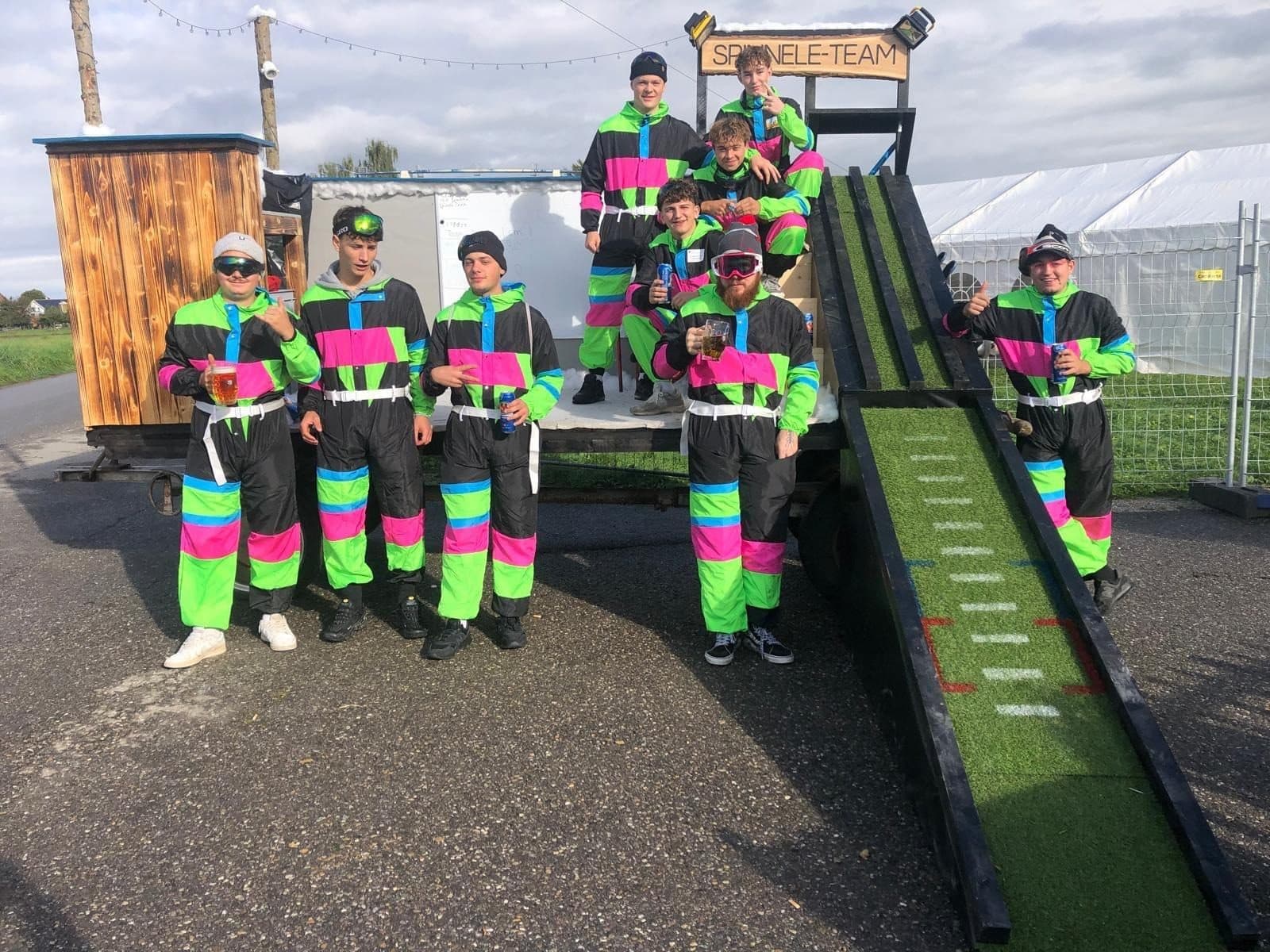 Das Spinnele Team am Dorfturnier in Schwarzenburg